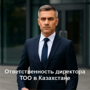 ответственность директора ТОО в Казахстане
