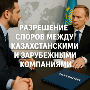 Разрешение споров между казахстанскими и зарубежными компаниями выбор права, арбитраж, медиация, практика
