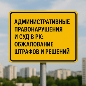 Административные правонарушения и суд в РК обжалование штрафов и решений Введение В Казахстане большое количество граждан сталкиваются с административными правонарушениями — от нарушений ПДД до мелких бытовых проступков. Однако не все решения уполномоченных органов являются законными. Каждый гражданин имеет право обжаловать постановление о штрафе или ином взыскании в административном суде. Разберёмся, как работает система обжалования в РК и как эффективно защитить свои права. Что такое административное правонарушение Согласно Кодексу РК об административных правонарушениях (КоАП) Административное правонарушение — это противоправное, виновное (умышленное или по неосторожности) действие или бездействие, за которое законом предусмотрена административная ответственность. Примеры Нарушения ПДД Нарушение правил благоустройства Незаконная торговля Нарушение миграционного режима Кто выносит постановления Органы полиции Санитарные, налоговые, экологические инспекции Местные исполнительные органы (акиматы) Таможенные и пограничные службы Как обжаловать административное постановление 1. Ознакомьтесь с документами Получив постановление, внимательно его изучите. В нём должны быть указаны обстоятельства дела нормы закона размер штрафа порядок обжалования 2. Подготовьте жалобу Срок обжалования — 10 календарных дней с момента получения постановления. В жалобе указываются данные заявителя номер и дата постановления основания для несогласия ссылки на нормы закона доказательства (фото, видео, показания) 3. Подача жалобы в суд Жалоба подаётся в административный суд по месту вынесения постановления. Можно подать лично, через портал eSalyqAIS, либо через доверенное лицо. 4. Участие в судебном заседании Рассмотрение жалобы проводится в краткие сроки. Суд заслушивает стороны, изучает доказательства и выносит решение оставить постановление в силе или отменить его. На что обратить внимание Обязательно соблюдайте срок в 10 дней Жалоба не приостанавливает исполнение, но можно подать ходатайство о приостановлении Указывайте конкретные нарушения процедуры (например, отсутствие видеофиксации или понятых) Судебная практика в РК Пример 1 водитель обжаловал штраф за проезд на красный свет, указав на отсутствие фиксации. Суд отменил постановление. Пример 2 гражданин обжаловал штраф от СЭС, доказав, что уведомление пришло с нарушением срока — постановление отменено. Возможные результаты рассмотрения жалобы Полная отмена штрафа Частичное изменение меры взыскания Оставление постановления без изменений Заключение Каждое лицо в РК имеет право защищать свои интересы, включая оспаривание административных штрафов. Знание сроков, правовых оснований и грамотное оформление жалобы позволяют эффективно отстаивать свои права. Если вы сомневаетесь в законности наказания — действуйте! Блок вопросов и ответов Можно ли обжаловать административный штраф Ответ Да, в течение 10 дней с момента получения постановления. Куда подавать жалобу на постановление Ответ В административный суд по месту вынесения постановления. Можно ли приостановить исполнение штрафа на время рассмотрения Ответ Да, через подачу ходатайства в суд. Нужно ли платить госпошлину Ответ Нет, при обжаловании административных штрафов госпошлина не взимается. Какие основания для отмены штрафа наиболее частые Ответ Отсутствие доказательств, нарушения процедуры, необоснованное обвинение. Можно ли участвовать в суде онлайн Ответ Да, если суд предоставляет такую возможность через сервис eGov. Что делать, если пропущен срок обжалования Ответ Подать ходатайство о восстановлении срока с указанием уважительных причин. Может ли юрист подать жалобу вместо меня Ответ Да, при наличии доверенности. Сколько длится рассмотрение жалобы Ответ Обычно от нескольких дней до 2 недель. Если жалобу отклонили, можно ли подать ещё раз Ответ Повторно — нет, но можно обжаловать решение суда в апелляционном порядке.