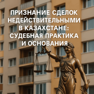 Признание сделок недействительными в Казахстане
