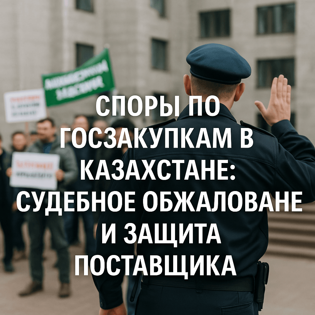 Споры по госзакупкам в Казахстане