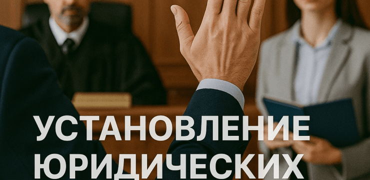 Установление юридических фактов в суде РК